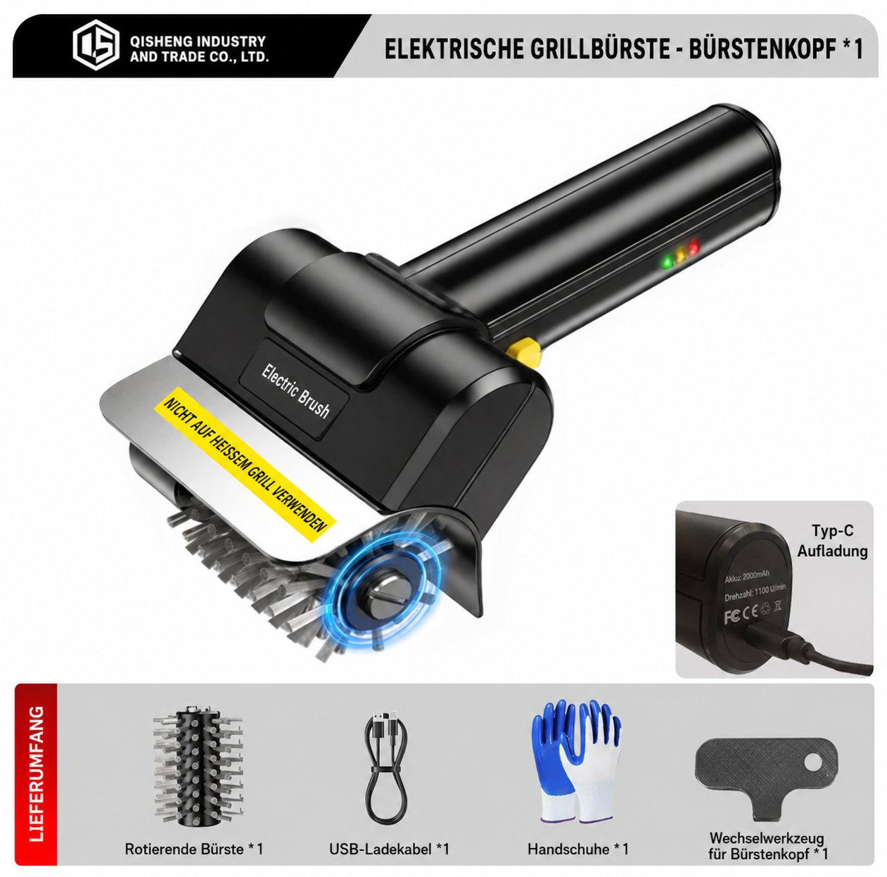 Elektrische Grillbürste